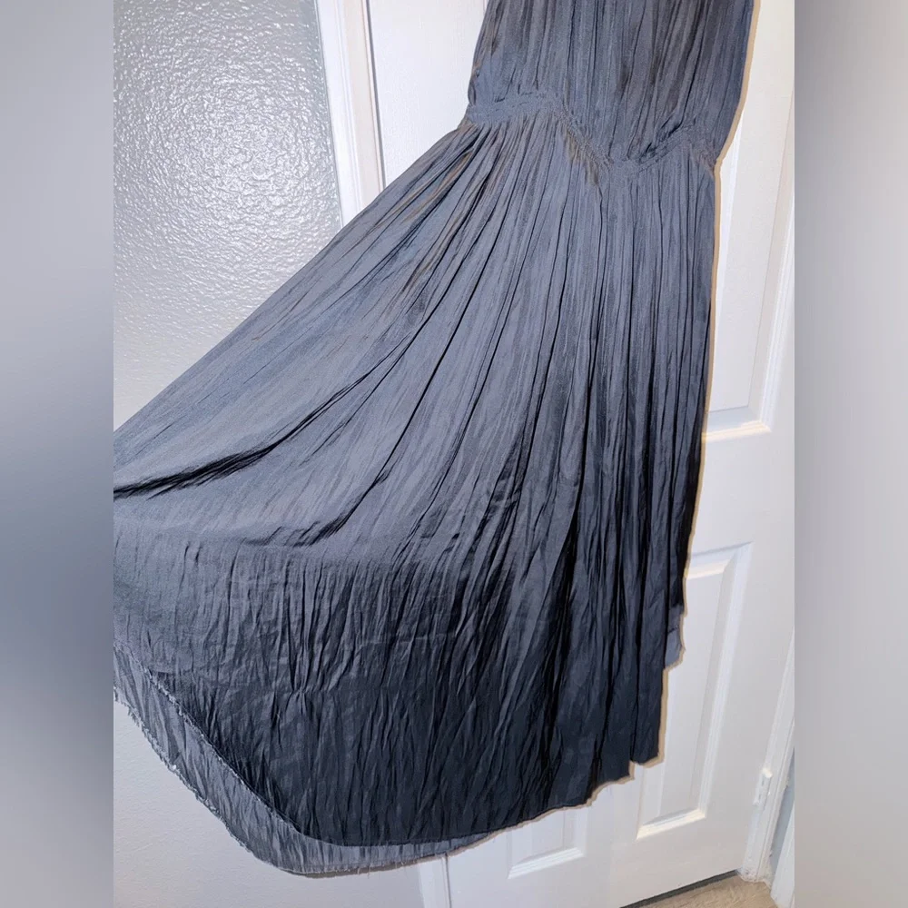 Ulla Johnson “Luella” black Pleated Midi Dress - Picture 7 of 12